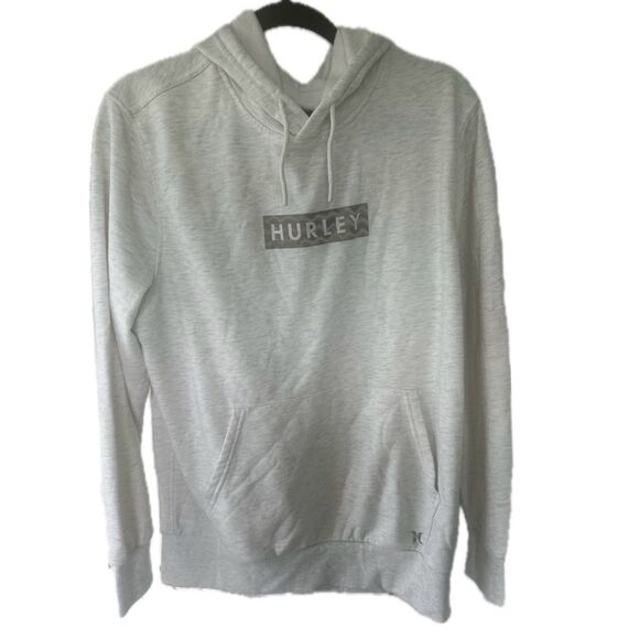 Hurley Iridescent Front Branding Unisex Pullover Hoodie Kangaroo Pockets Medium - Picture 1 of 9